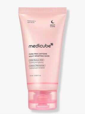 Medicube Pdrn Pink Caffeine Overnight Wrapping Mask